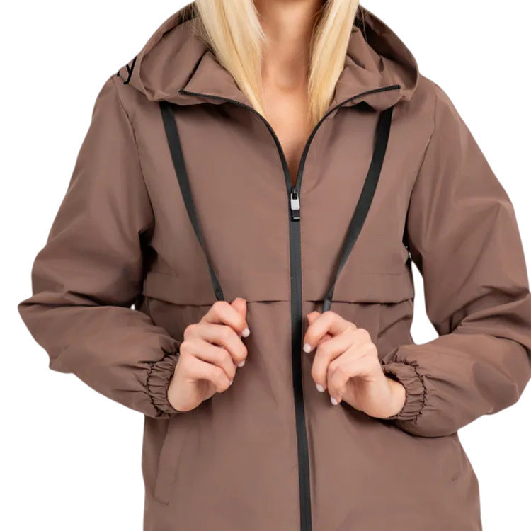 Women's Fashion Transitional Jacket with Hood