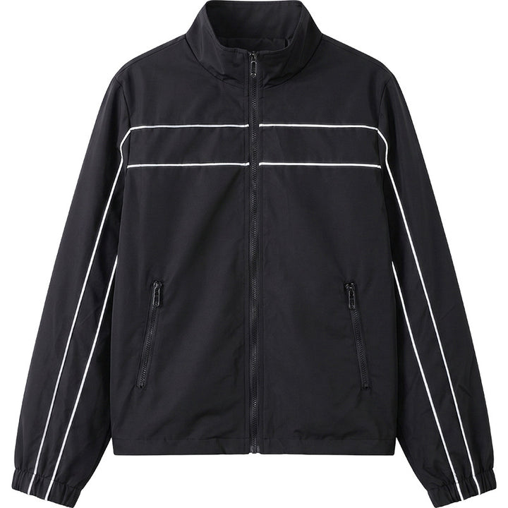 Men's sporty transitional jacket with reflective inserts Mune Fashion