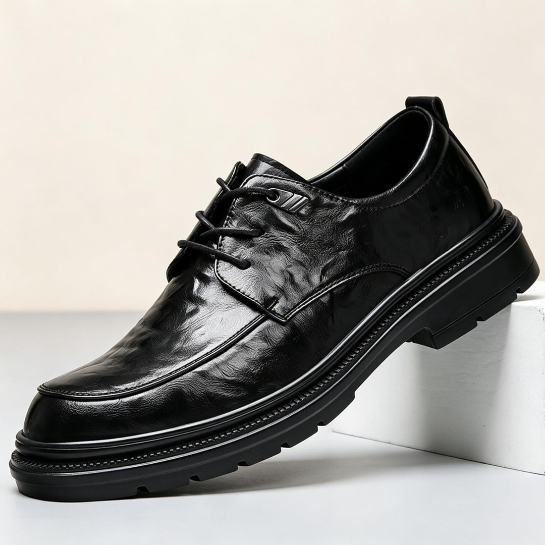 Men's Elegant Lace-up Shoes made of high-quality Leather Mune Fashion 1788175527