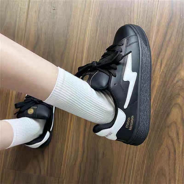 Women's Sporty Sneakers with Adjustable Velcro Closure and Padded Insole Mune Fashion