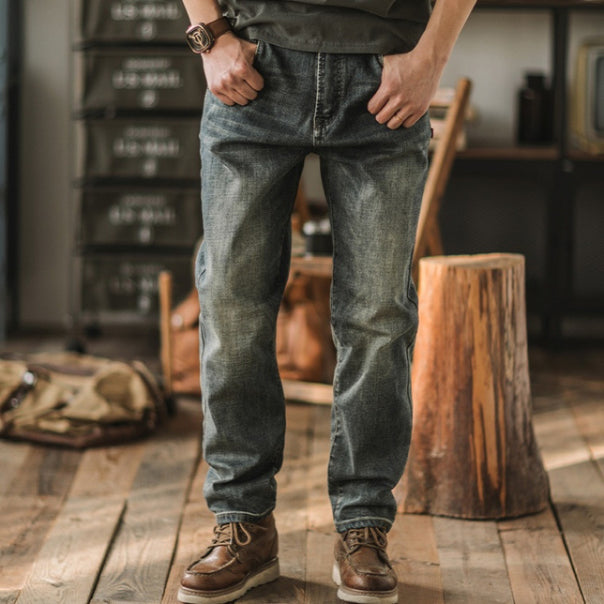 Men's Loose Jeans with Casual Cut Mune Fashion
