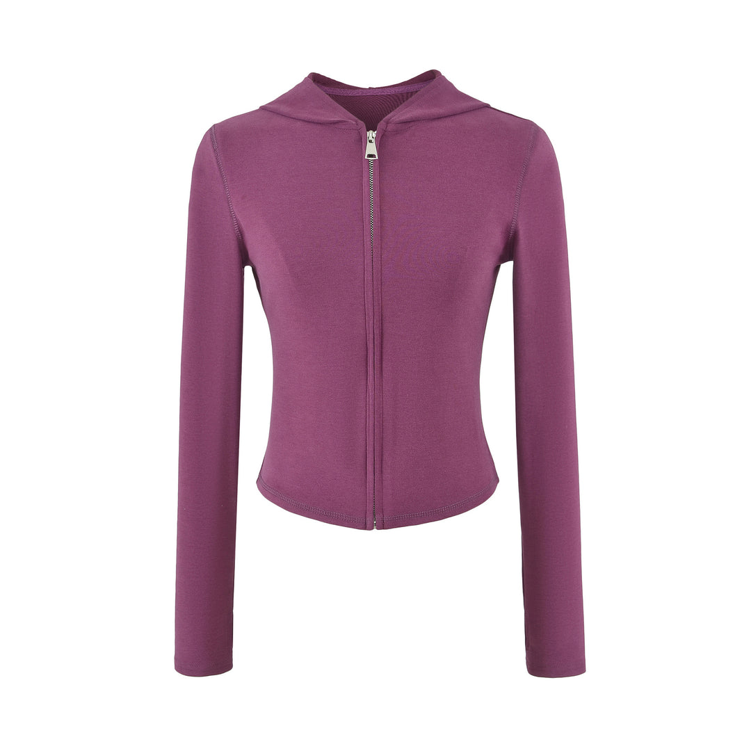 Women Two-Piece Lounge Set with Tailored Zip Hoodie and High-Waist Bootcut Pants Mune Fashion