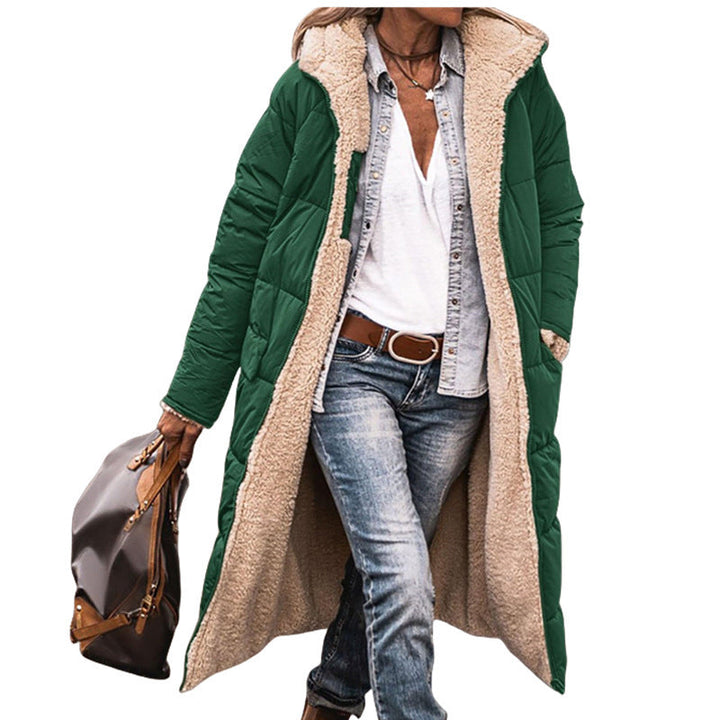 Ladies Long Padded Winter Jacket with Fleece Lining Mune