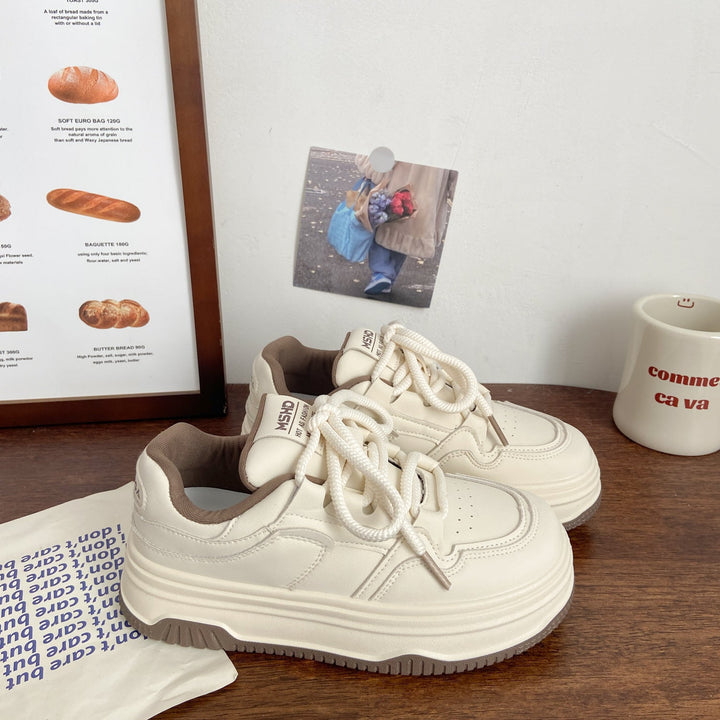 Women Sneaker with Thick Sole Mune Fashion