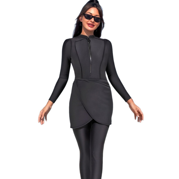 Women's Fashionable Surf Suit with Wrap Skirt Mune Fashion