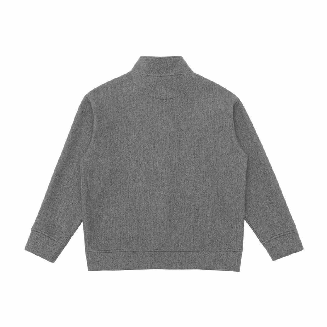 Men's wool blend jacket with stand-up collar and full button placket Mune Fashion