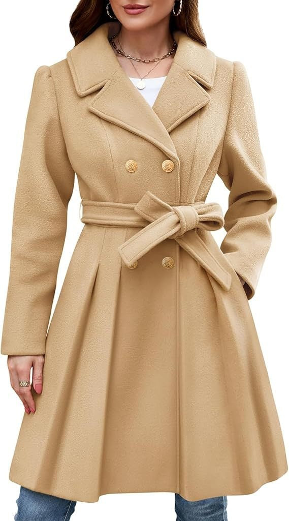 Women's Elegant Double-Breasted Coat