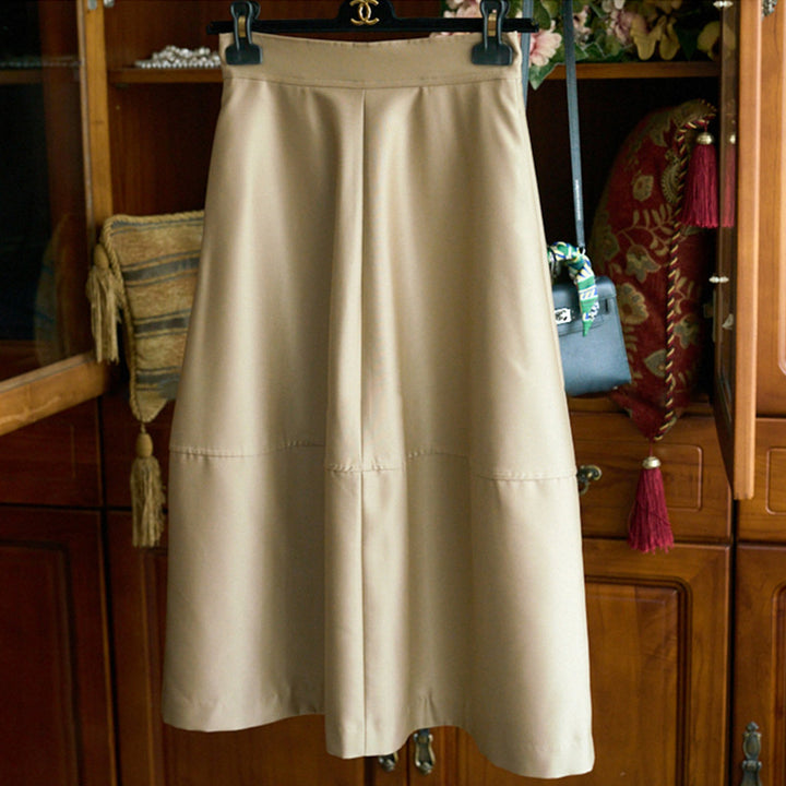 Ladies Elegant A-Line Skirt Mune Fashion