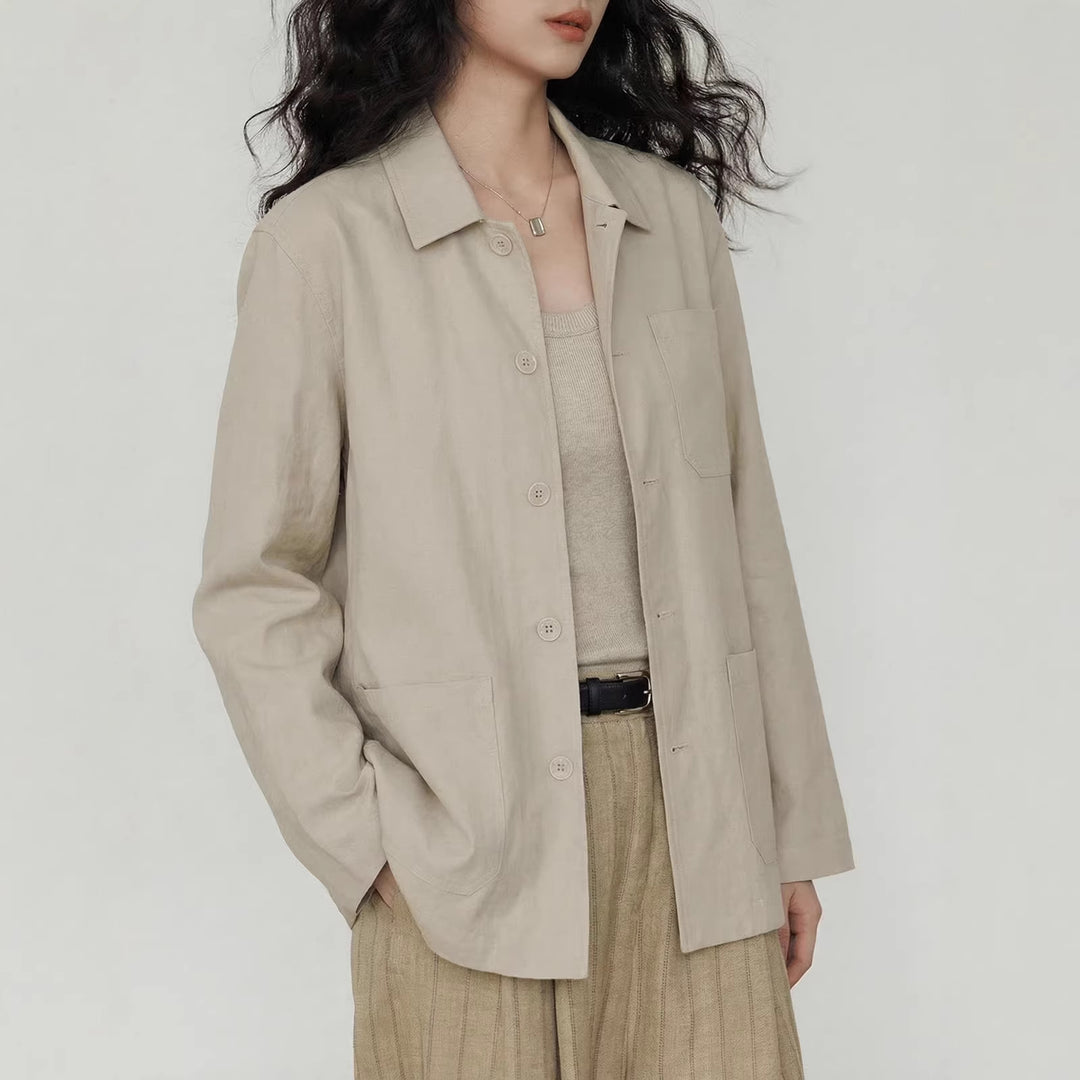 Damen Modische Utility-Jacke Mune Fashion