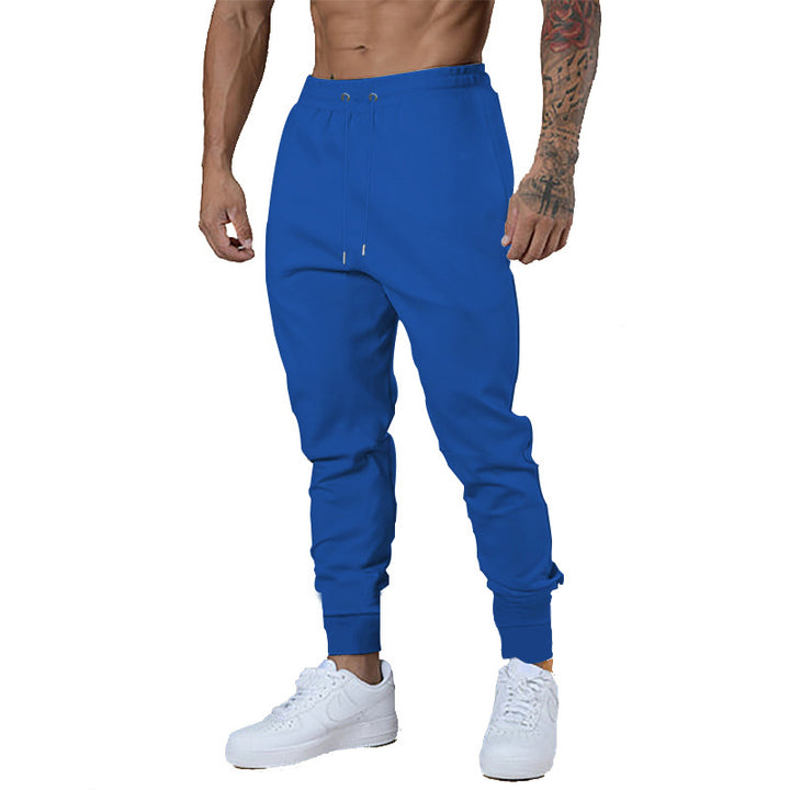 Men's Slim-Fit Jogging Pants with Elastic Waistband and Ribbed Cuffs Mune Fashion