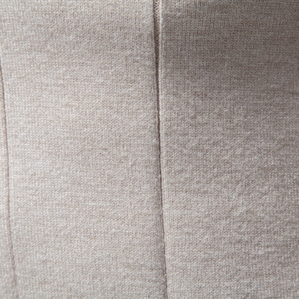Men's turtleneck sweater made of high-quality fine-knit with vertical texture seam Mune Fashion