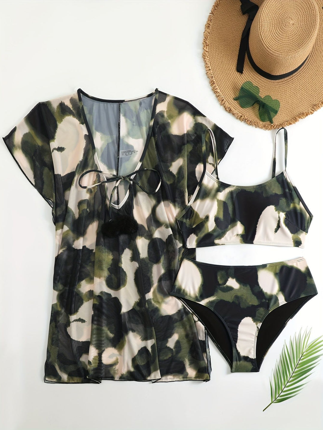 Women's Swimwear with Transparent Kimono Mune Fashion
