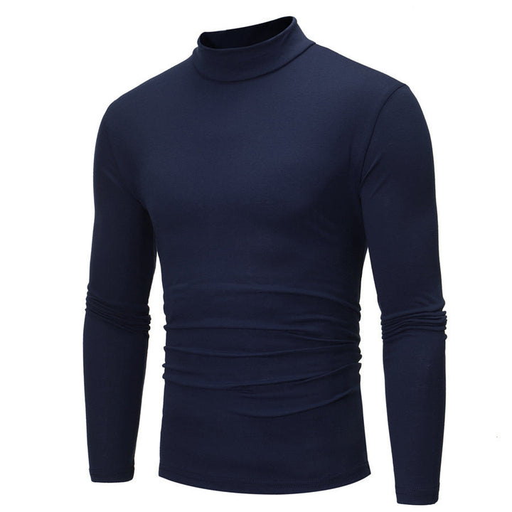 Men's Turtleneck Sweater Made Of Soft Jersey Mune