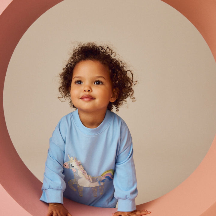 Girls sweatshirt with charming unicorn design Mune Fashion