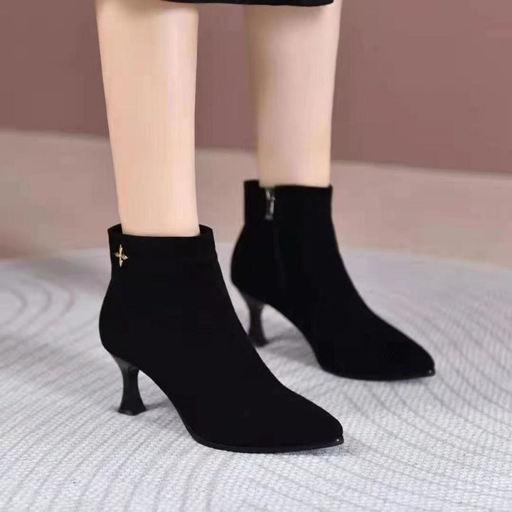Women Elegant and Stylish Ankle Boots Mune Fashion