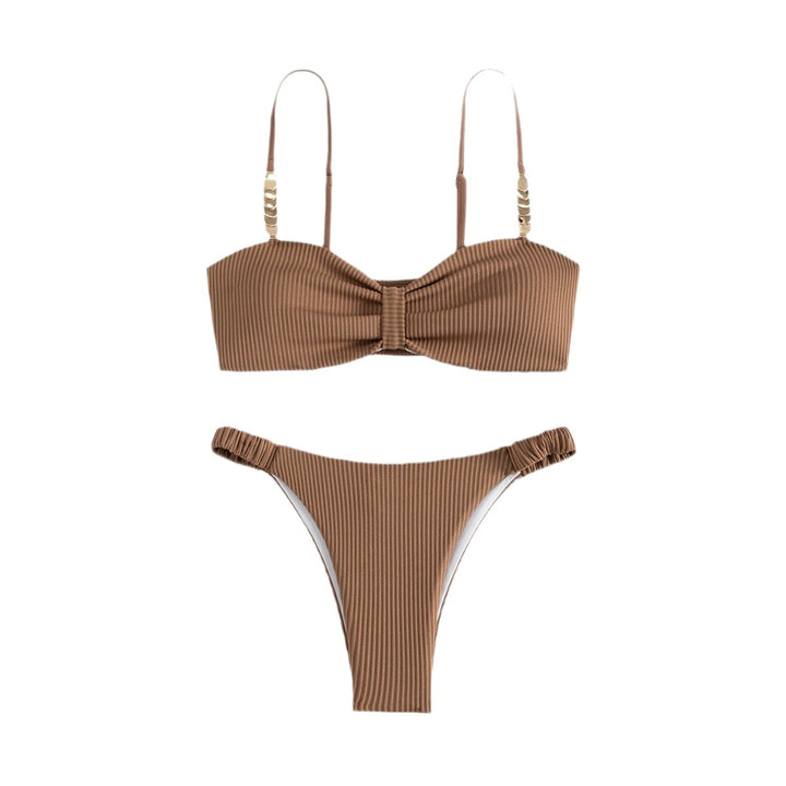 Women Bustier Bikini with elegant bow design and fashionable accents Mune Fashion