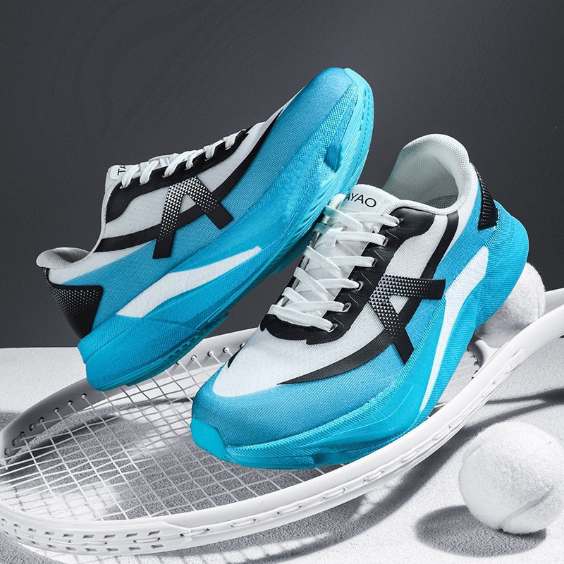 Men's Cushioning Running Sneaker with High Drop and Breathable Knitted Upper Mune Fashion
