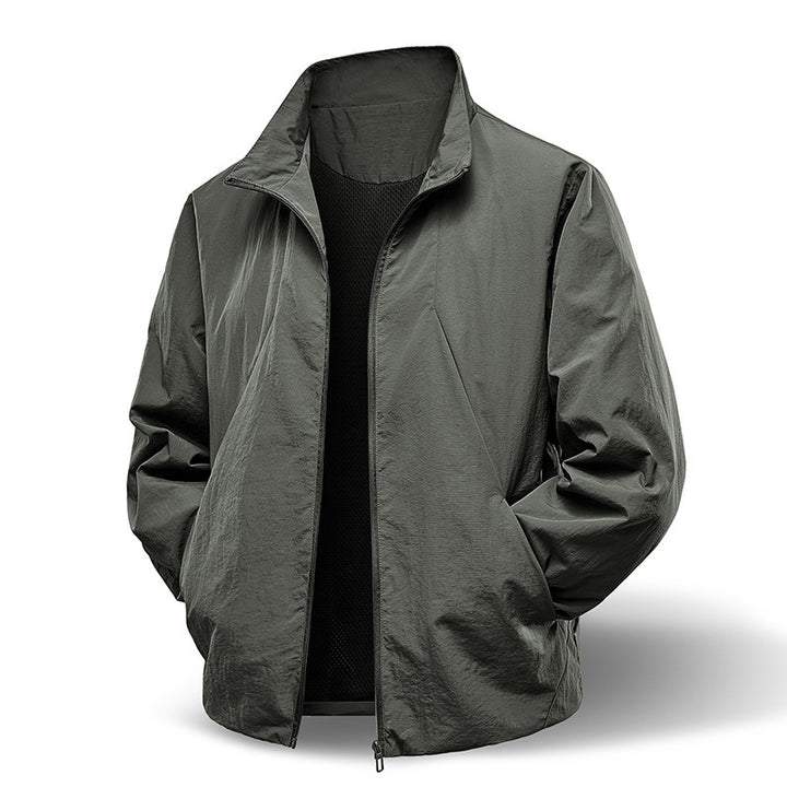 Men's Lightweight Outdoor Jacket with Breathable Material