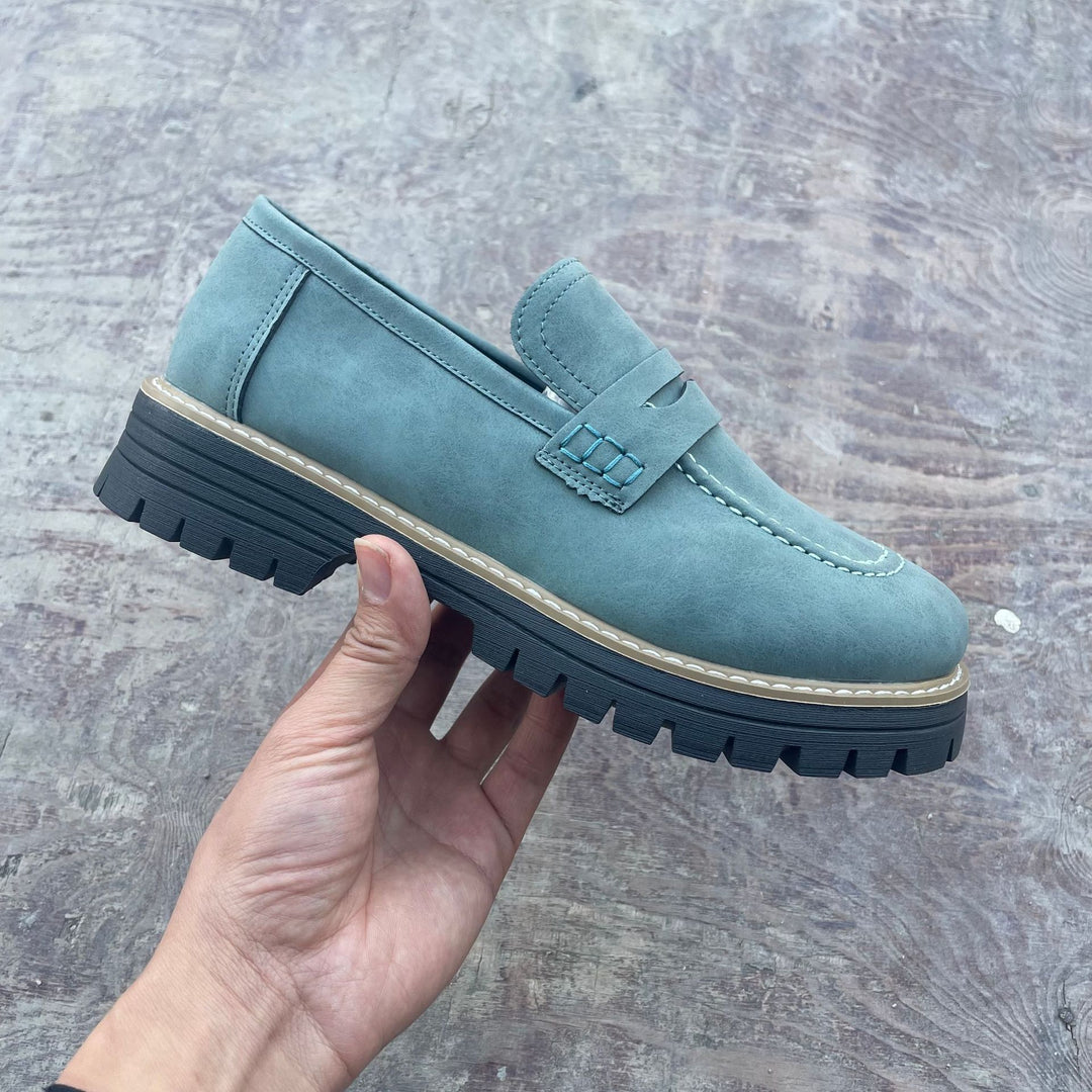 Ladies nan penny-loafer with thick profile sole and anatomical comfort insole Mune Fashion