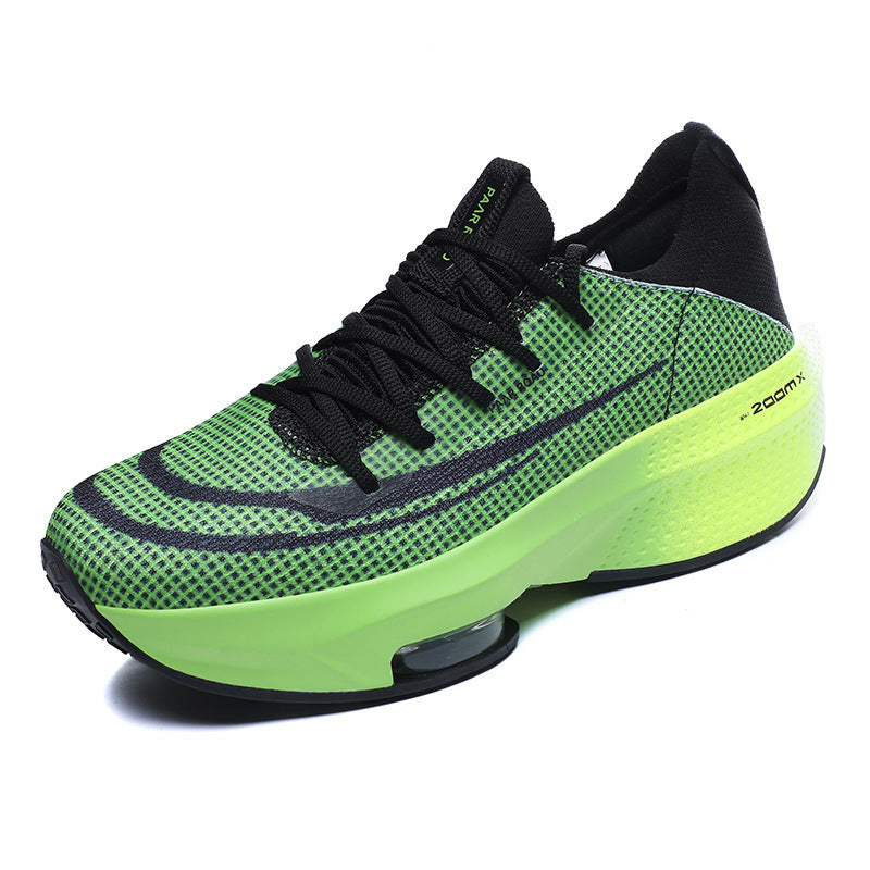 Men's Performance Running Shoe with Knitted Upper Material and Visible Air Chamber Mune Fashion