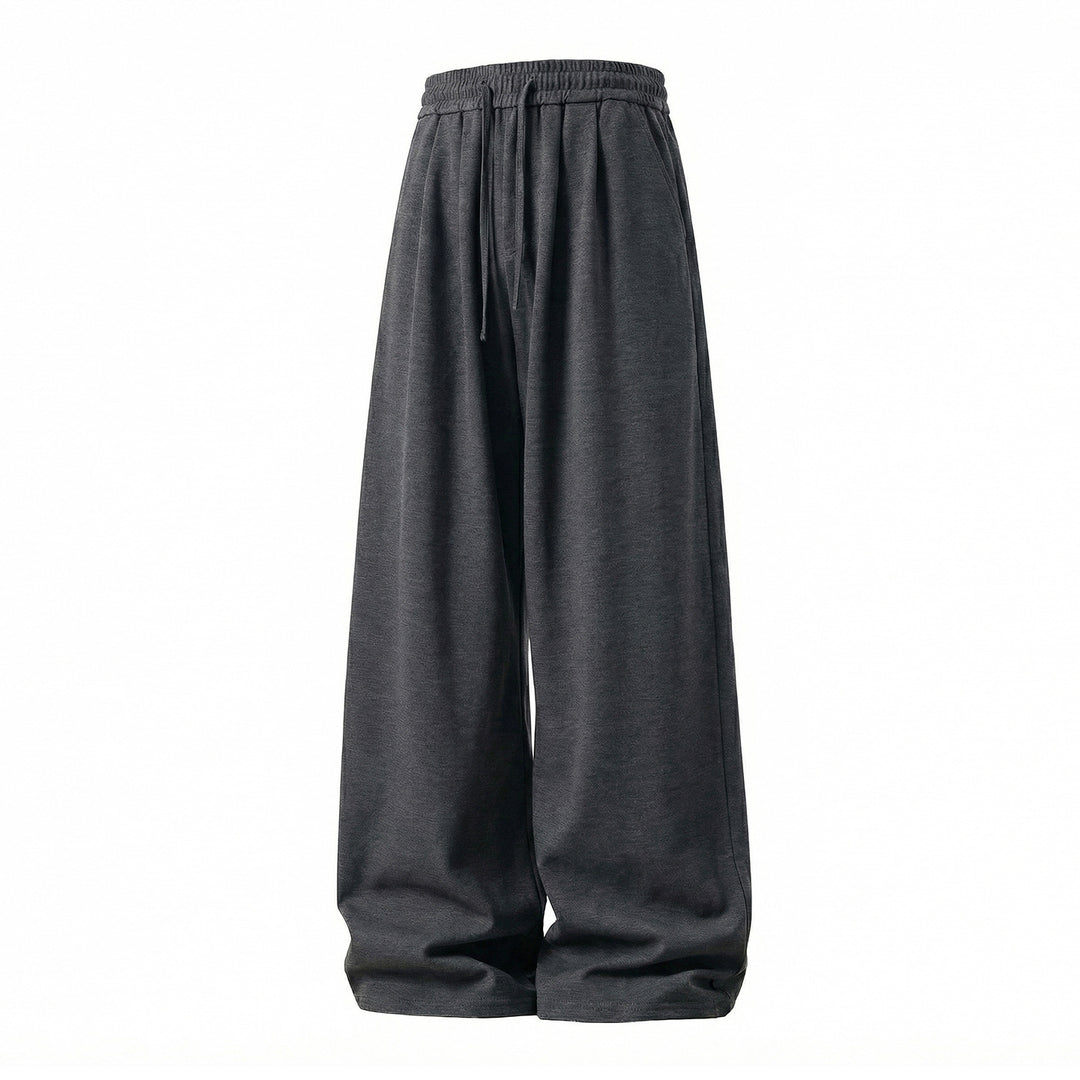 Unisex Extra wide jersey palazzo pants with high elastic waistband, drawstring, and flowing width Mune Fashion