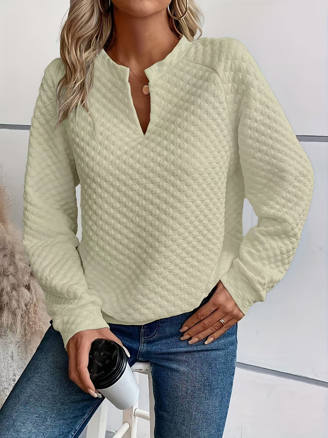 Women Stylish Stand-Up Collar Sweater Mune Fashion