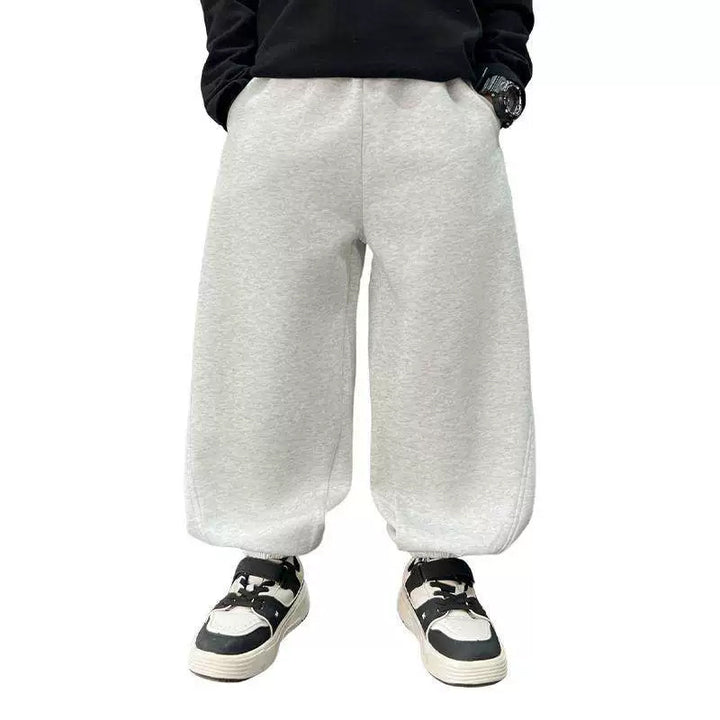 Unisex wide jogging pants with elastic waistband Mune Fashion