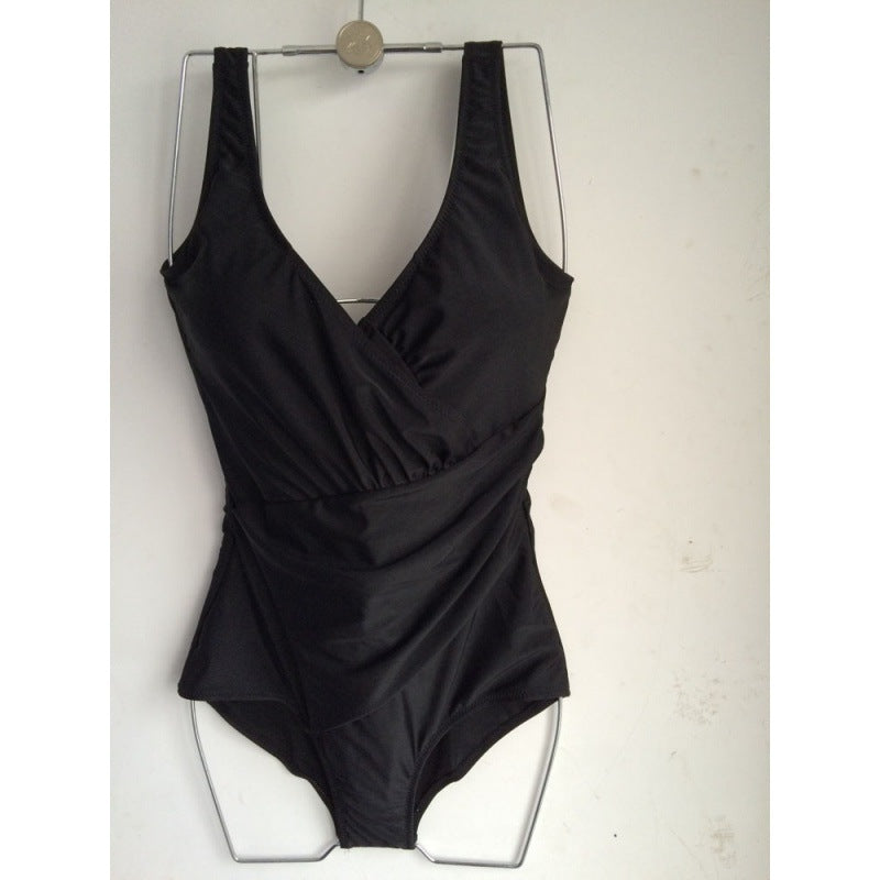 Ladies wrap swimsuit with figure-hugging cut Mune Fashion