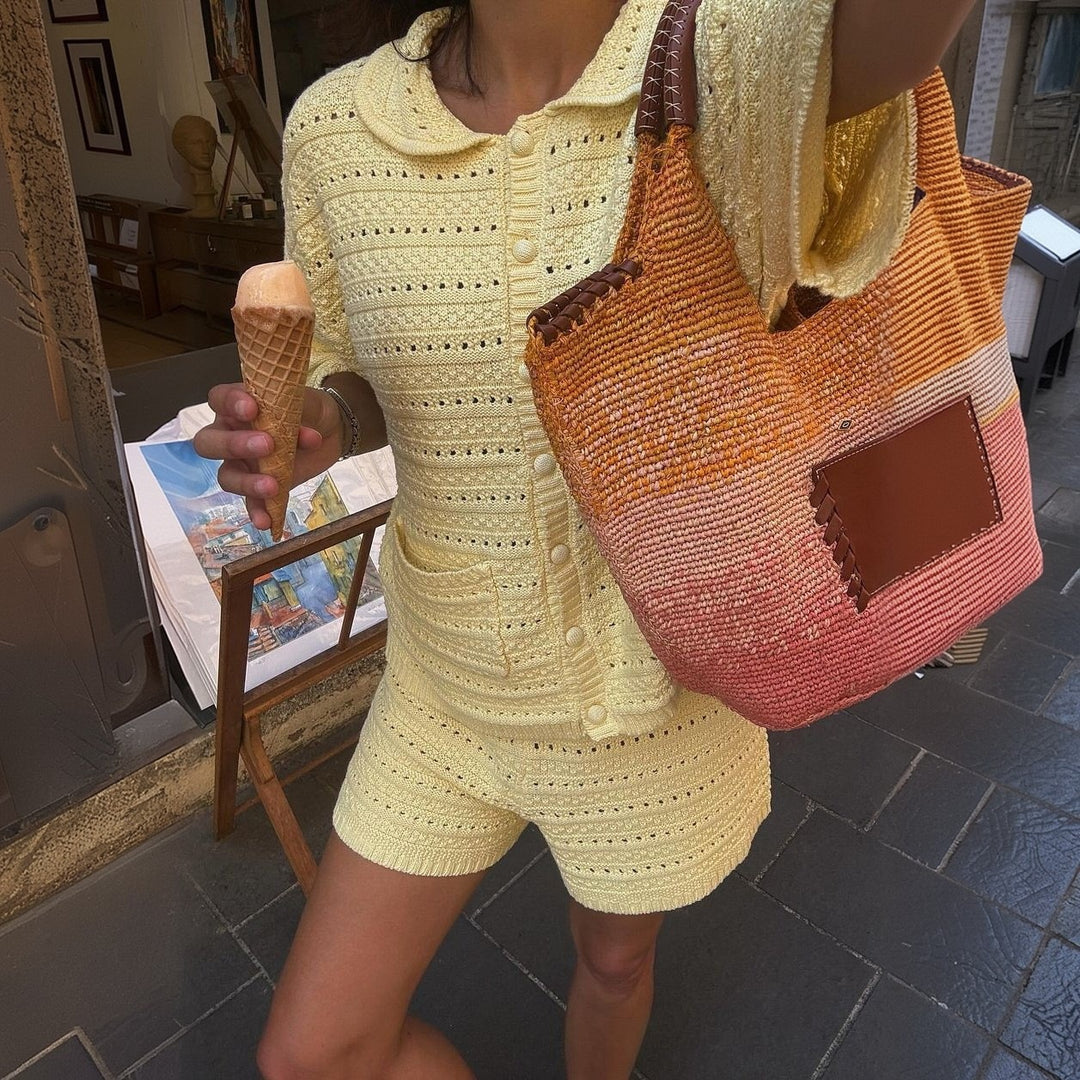 Ladies Knit Short Jumpsuit Mune Fashion