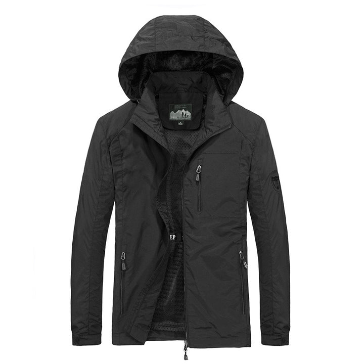 Men's multifunctional outdoor jacket with adjustable hood Mune Fashion