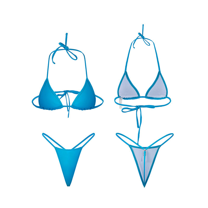 Women's triangle bikini with deep neckline and minimalist design Mune Fashion