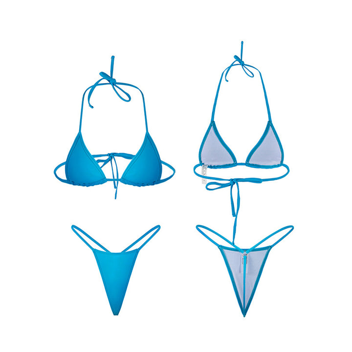 Women's triangle bikini with deep neckline and minimalist design Mune Fashion