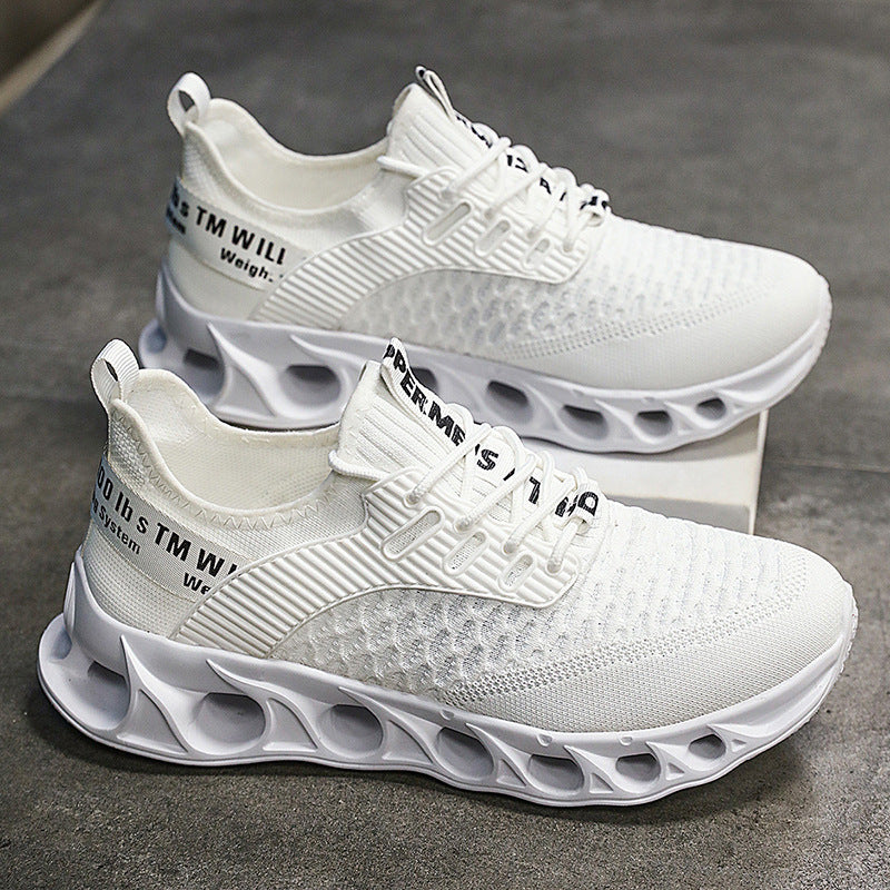 Unisex Performance Sneaker with innovative perforated air sole and knitted upper material Mune Fashion