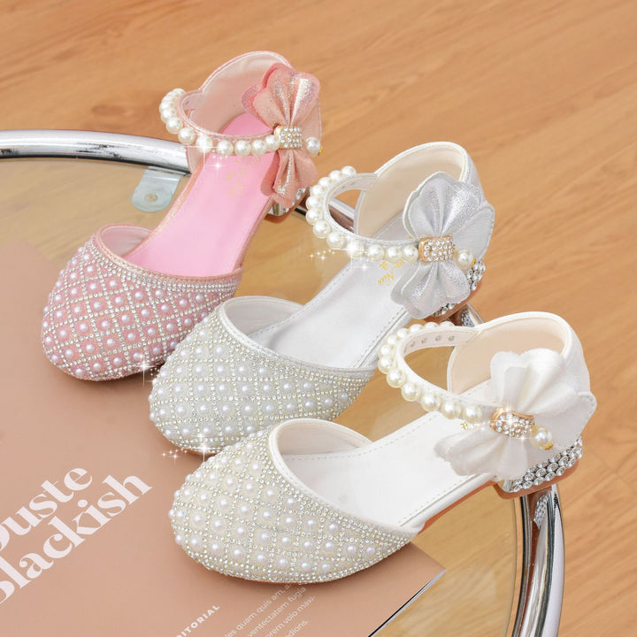 Girls' ballerinas with pearl and rhinestone embellishments Mune Fashion