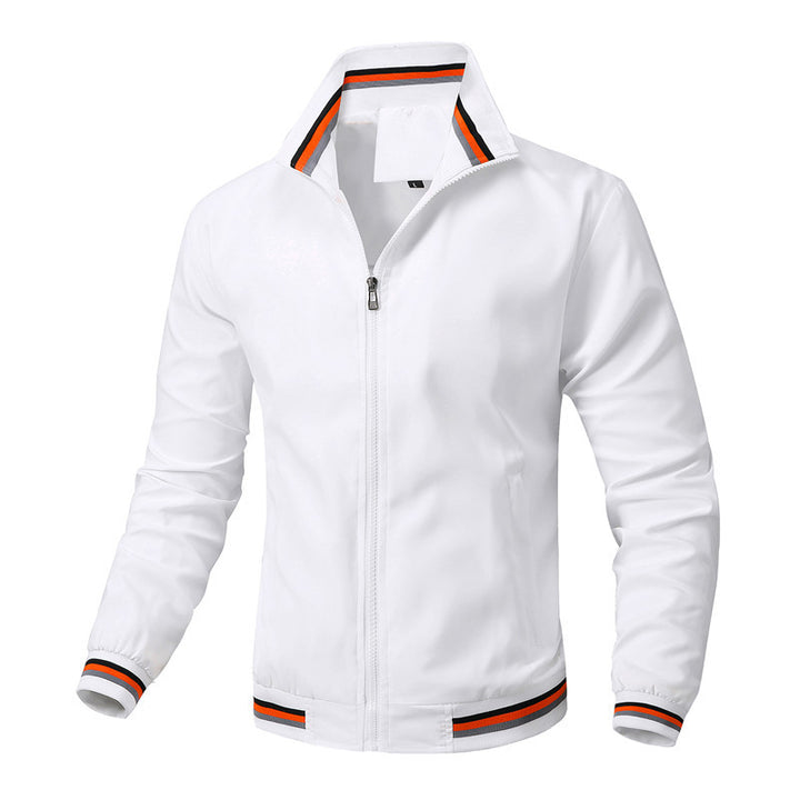 Men's Elegant Sports Jacket with High Collar Mune Fashion