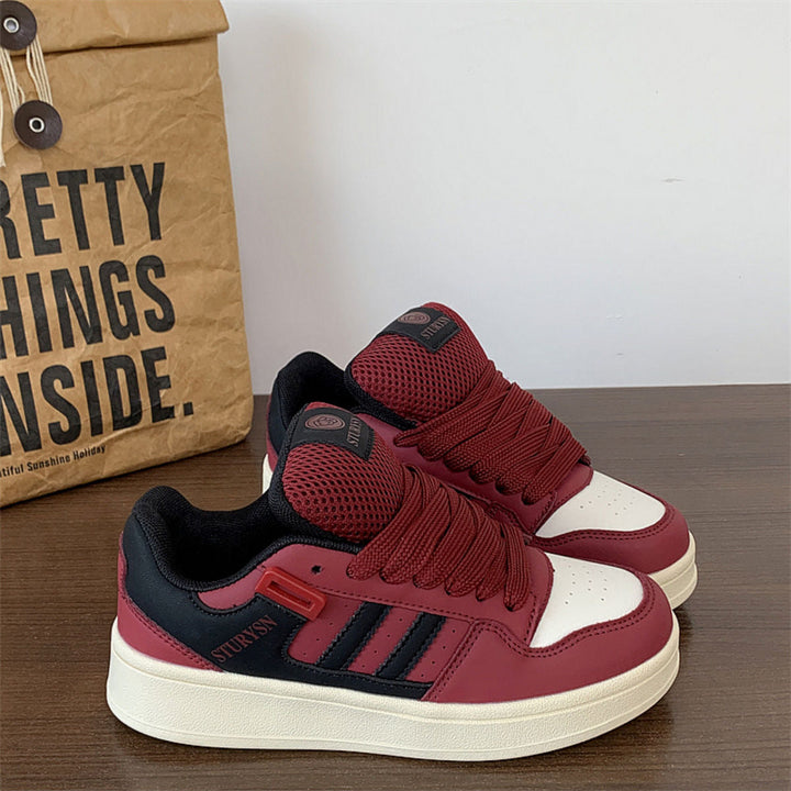 Ladies leisure sneakers with ergonomic lacing and padded insole Mune Fashion