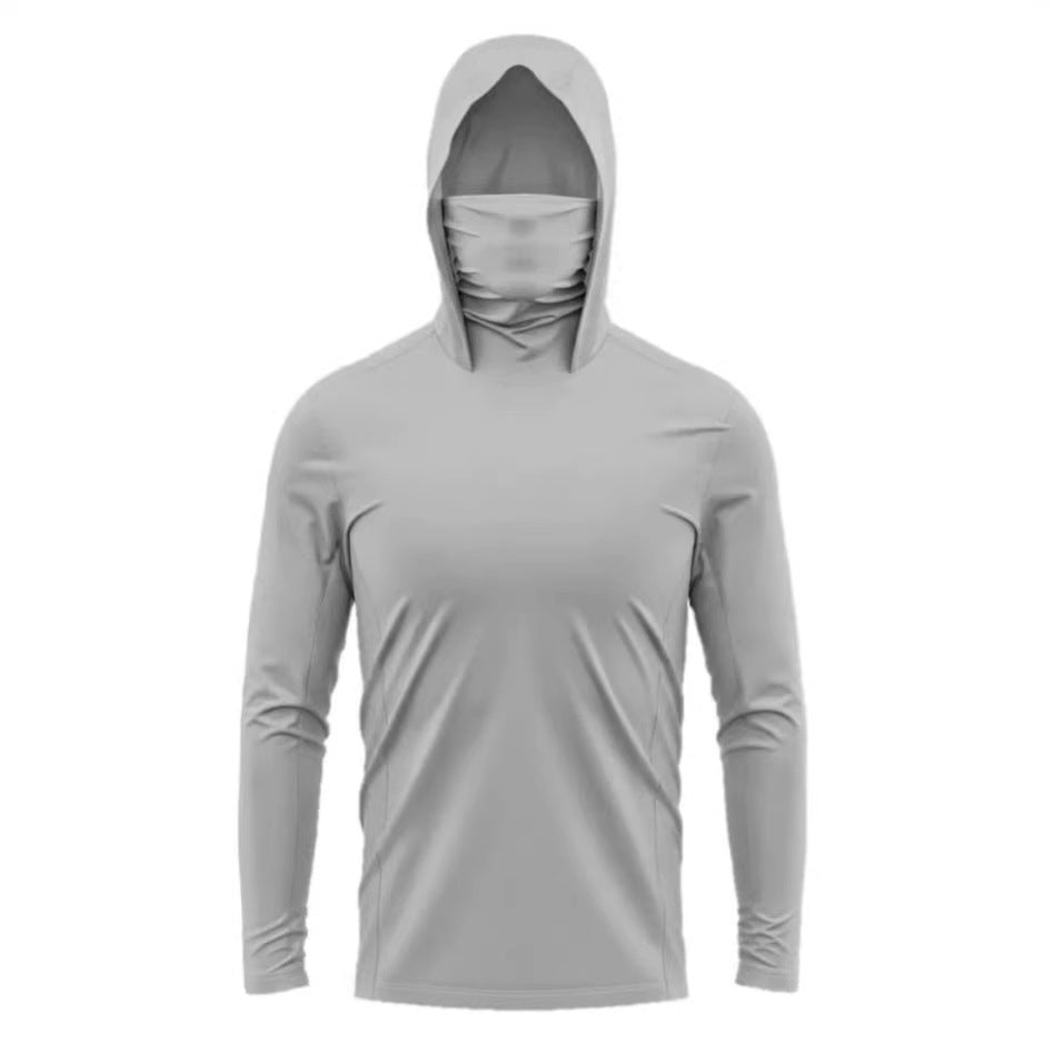 Men's functional shirt with hood