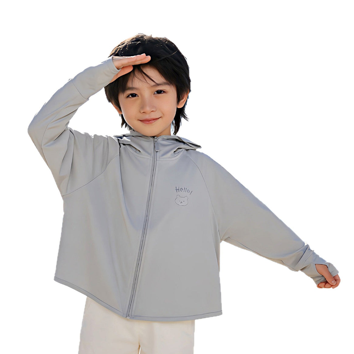 Women's sporty hoodie jacket with light UV protection Mune Fashion