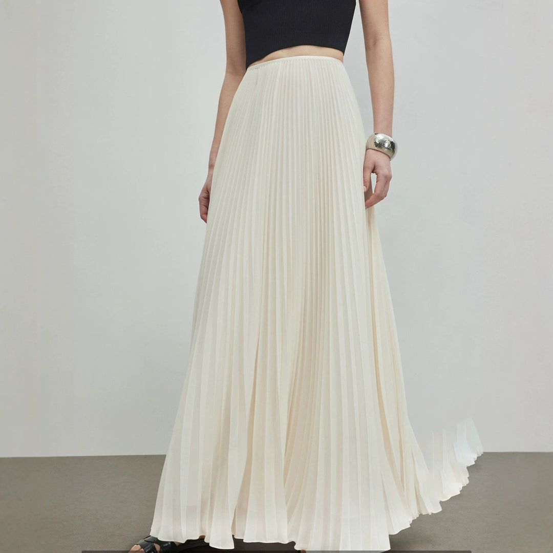 Women's Pleated Maxi Skirt Mune Fashion