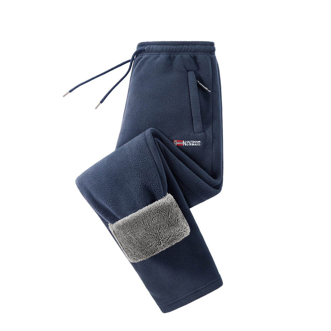 Women's fleece jogging pants with teddy lining and zip pockets Mune Fashion