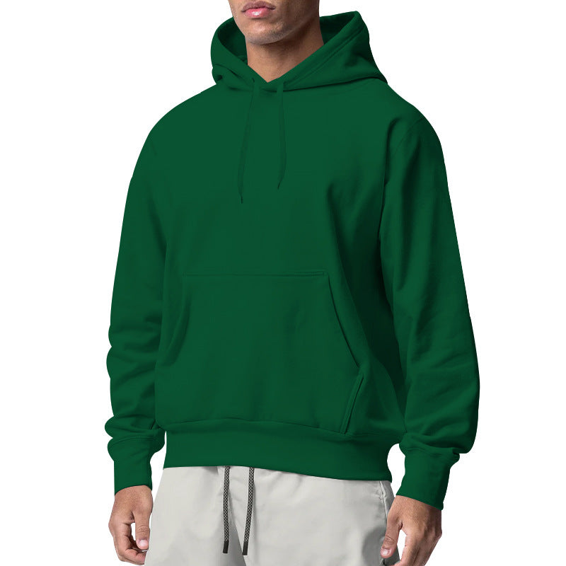 Men's hoodie with kangaroo pocket, relaxed fit and ribbed cuffs Mune Fashion