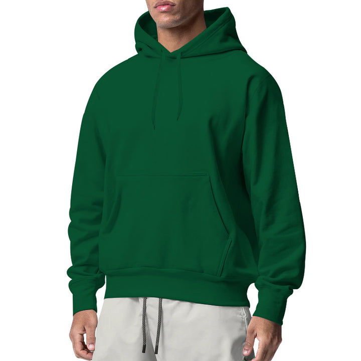 Men's hoodie with kangaroo pocket, relaxed fit and ribbed cuffs Mune Fashion