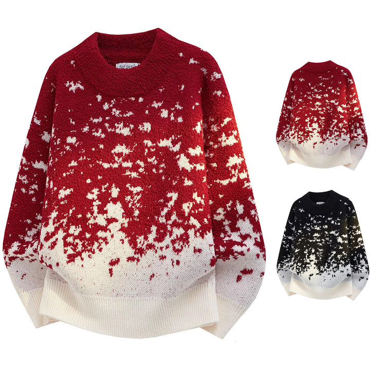 Women Stylish Oversized Knit Sweater Mune Fashion