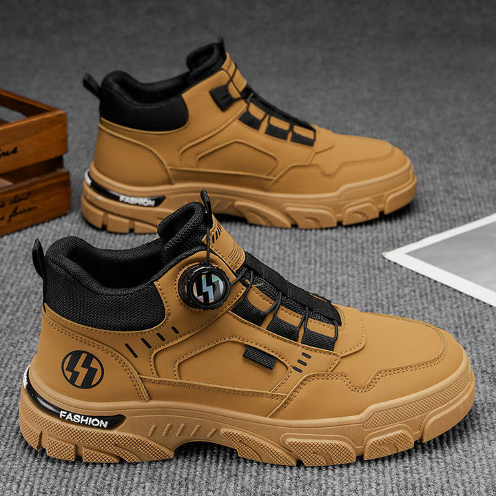 Ladies sporty high-top sneakers with dynamic-innovative lacing technology Mune Fashion