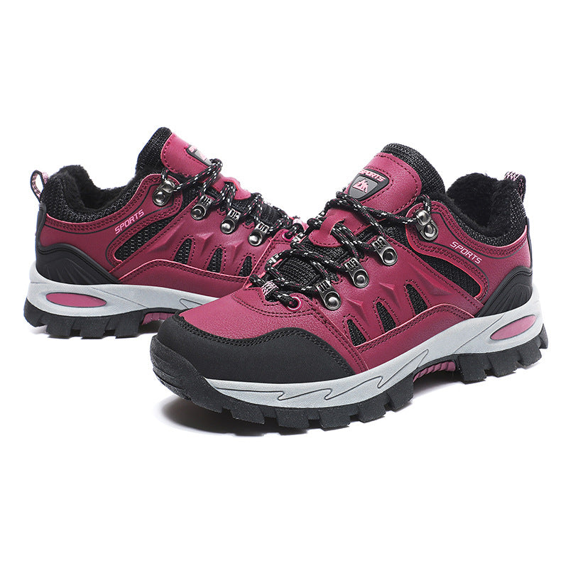 Women's Insulated Winter Trekking Half Shoes with Waterproof Surface and Grippy Multi-Zone Sole Mune Fashion