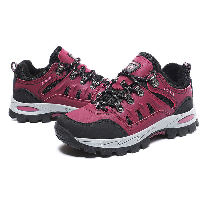 Women's Insulated Winter Trekking Half Shoes with Waterproof Surface and Grippy Multi-Zone Sole Mune Fashion