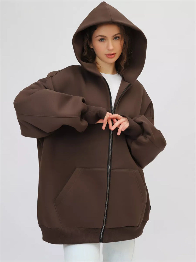 Women's Oversized Hooded Jacket Mune Fashion
