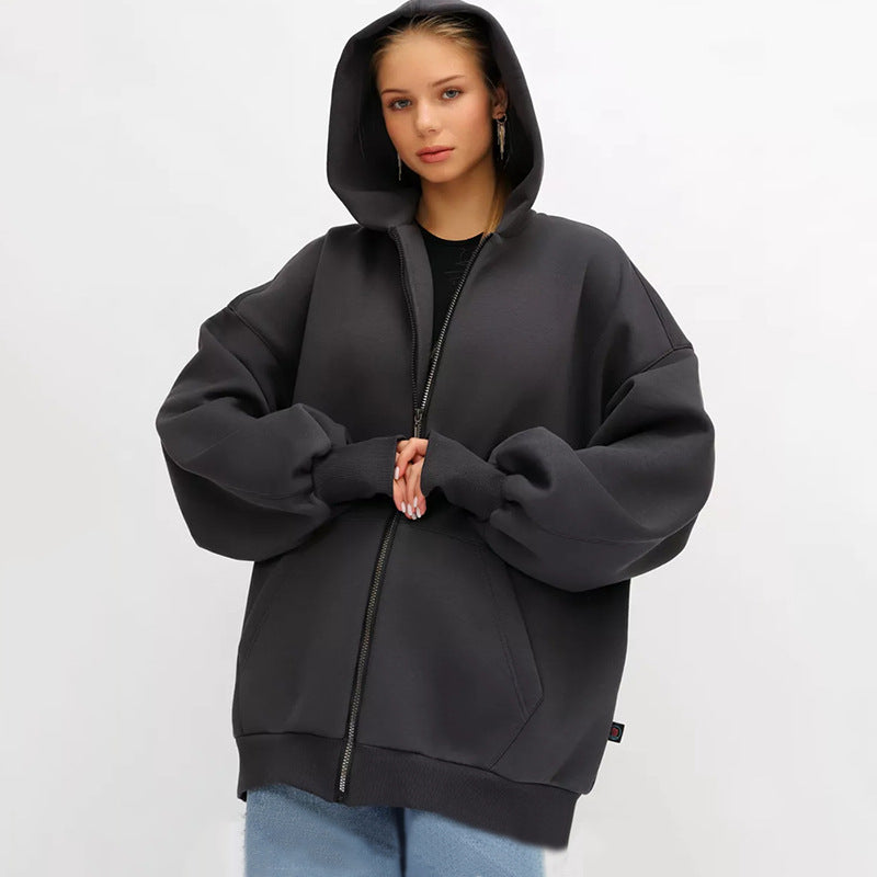 Women's Oversized Hooded Jacket Mune Fashion