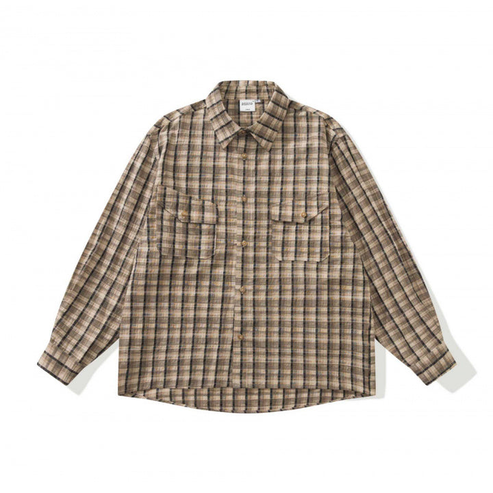 Unisex Boxy Overshirt made of cotton-linen blend with patch chest pockets Mune Fashion