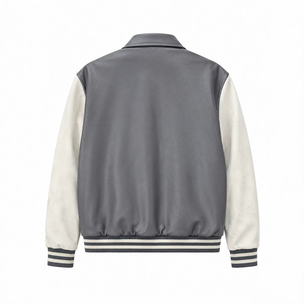 Men's Fashion Bomber Jacket with Logo Details Mune Fashion